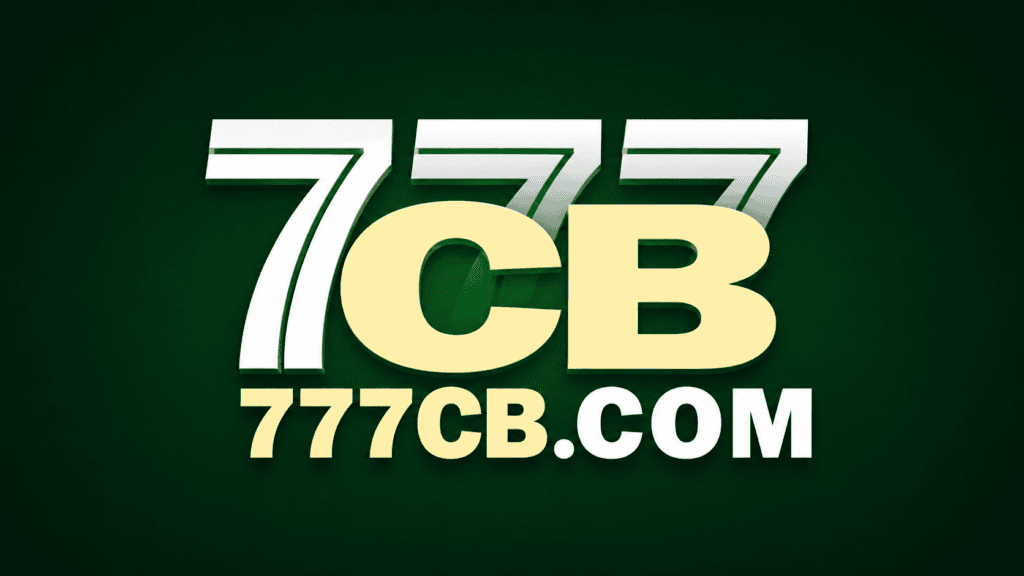 777CB game logo featuring 777CB branding on a dark green background