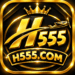H555 logo with golden letters H555 and H555.com