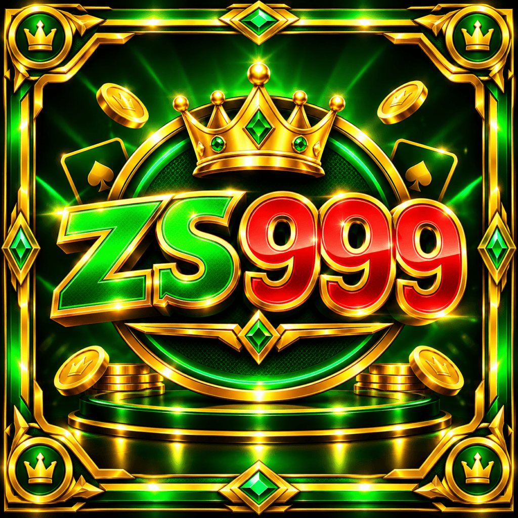 ZS999 Game with green and gold gaming design